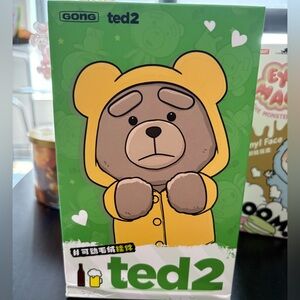 POP MART TED 2 Teddy Bear Action Series Party Bear Plush Pendant Blind box